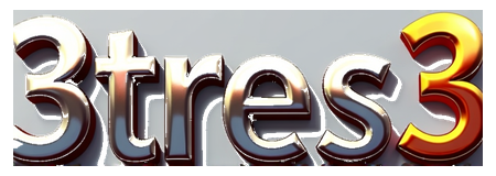 3tres3 logo
